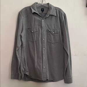 Gap Men’s L/S Button Down Shirt Size L EUC